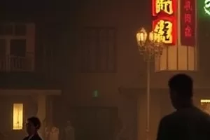 《海雾之下》海报，潜水灯照向深海沉积层